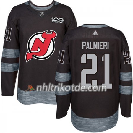 New Jersey Devils Trikot Kyle Palmieri 21 1917-2017 100th Anniversary Adidas Schwarz Authentic - Herren